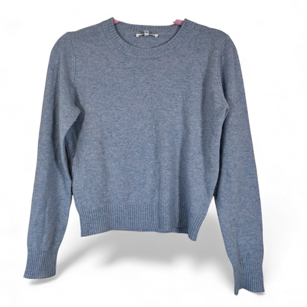 Reformation Blue Crew Neck Sweater small